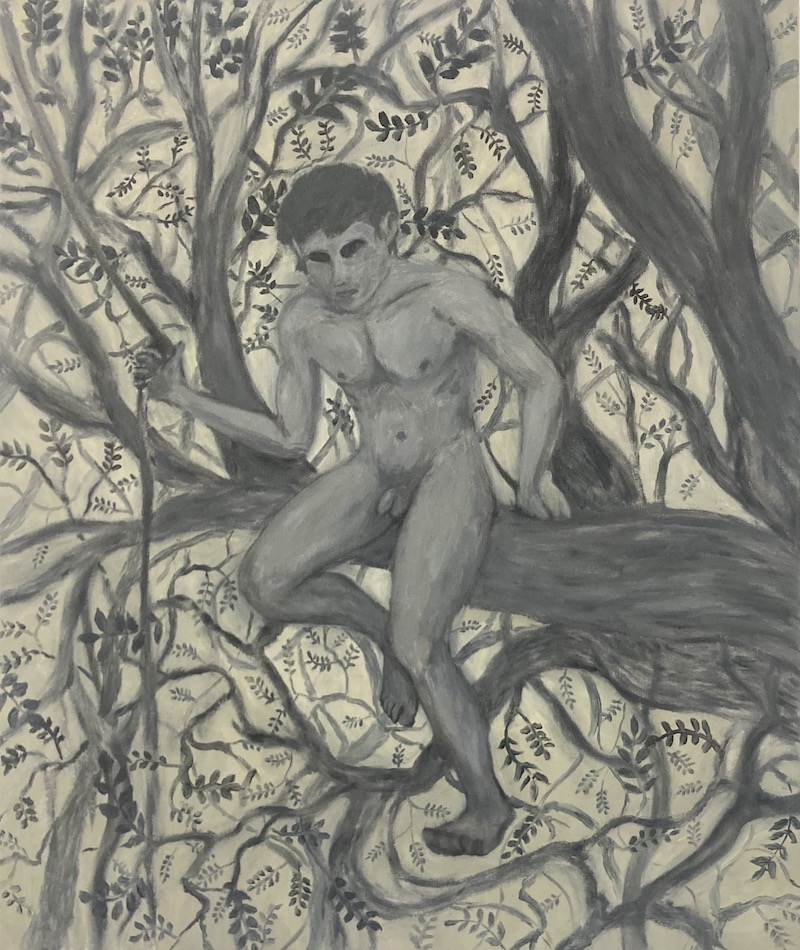 Jesse Asselman The dream, oil on canvas, 130x150, 2020